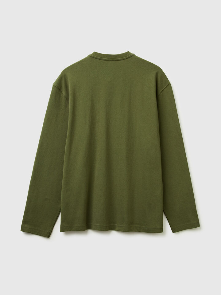 ROUND NECK SWEATL/S Men image number 6